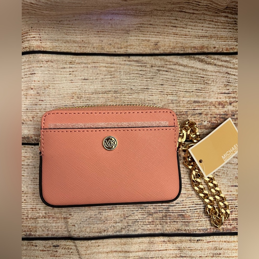 MEDIUM SAFFIANO LEATHER CHAIN CARD HOLDER CASE - Picture 4 of 11
